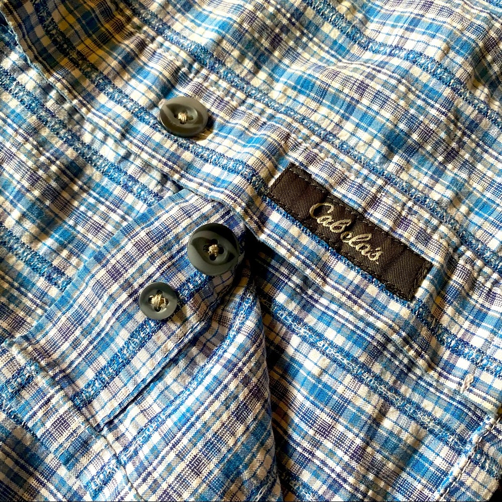 Cabela’s Coolmax Seersucker Short Sleeve Shirt
